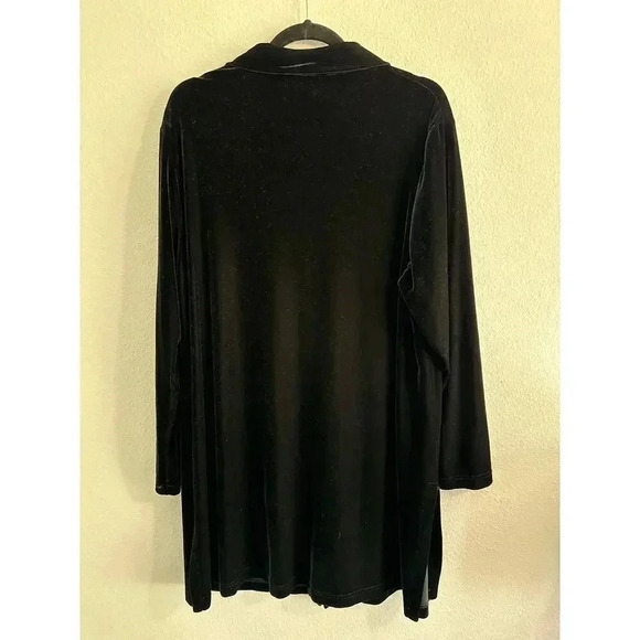 Vintage VTG Ronnie Nicole II Velvet Button Tunic Dress please see measurements - Picture 9 of 11